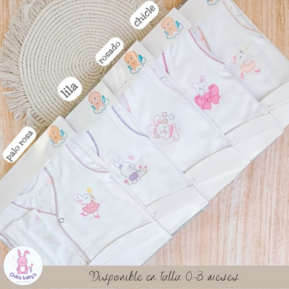 Ajuar jersin body estampado
