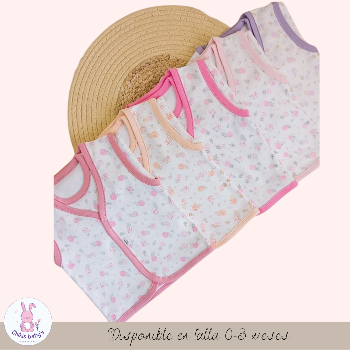 Ajuar de algodón pima estampado