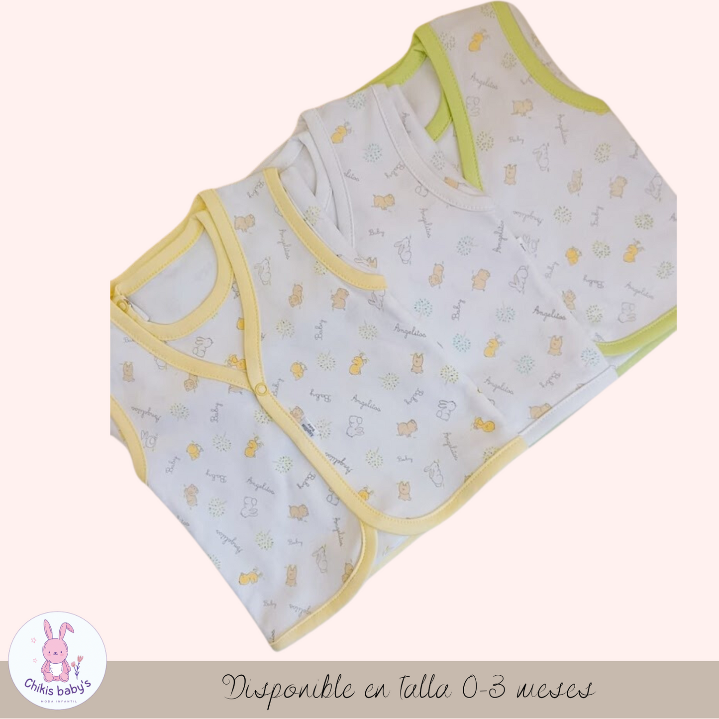 Ajuar de algodón pima estampado