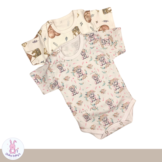 Set de bodys estampados