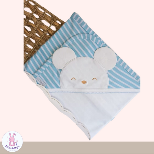 Colcha listada teddy