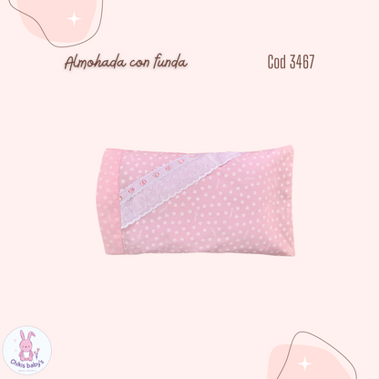 Almohada con funda