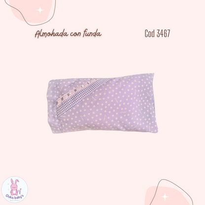 Almohada con funda