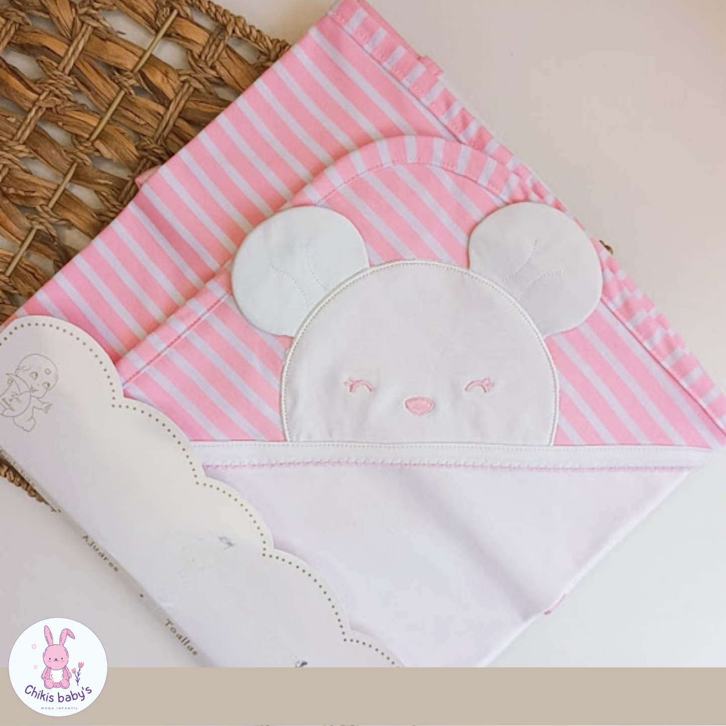 Colcha listada teddy