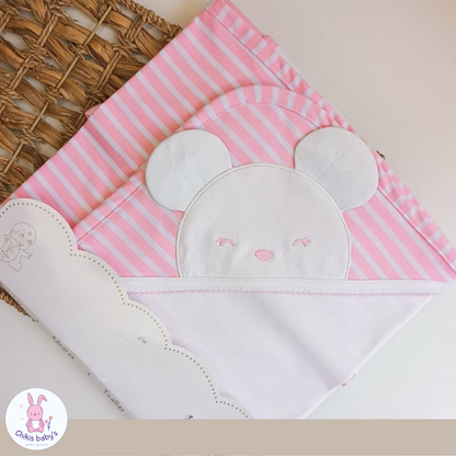 Colcha listada teddy