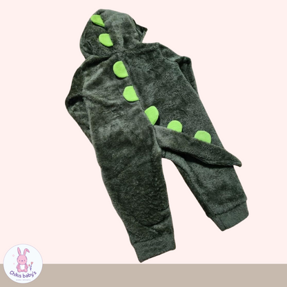Bebecrece plush dino verde