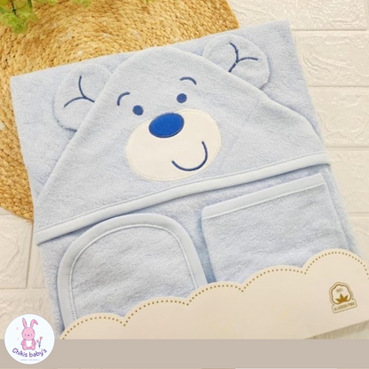 Toalla carita angelitos