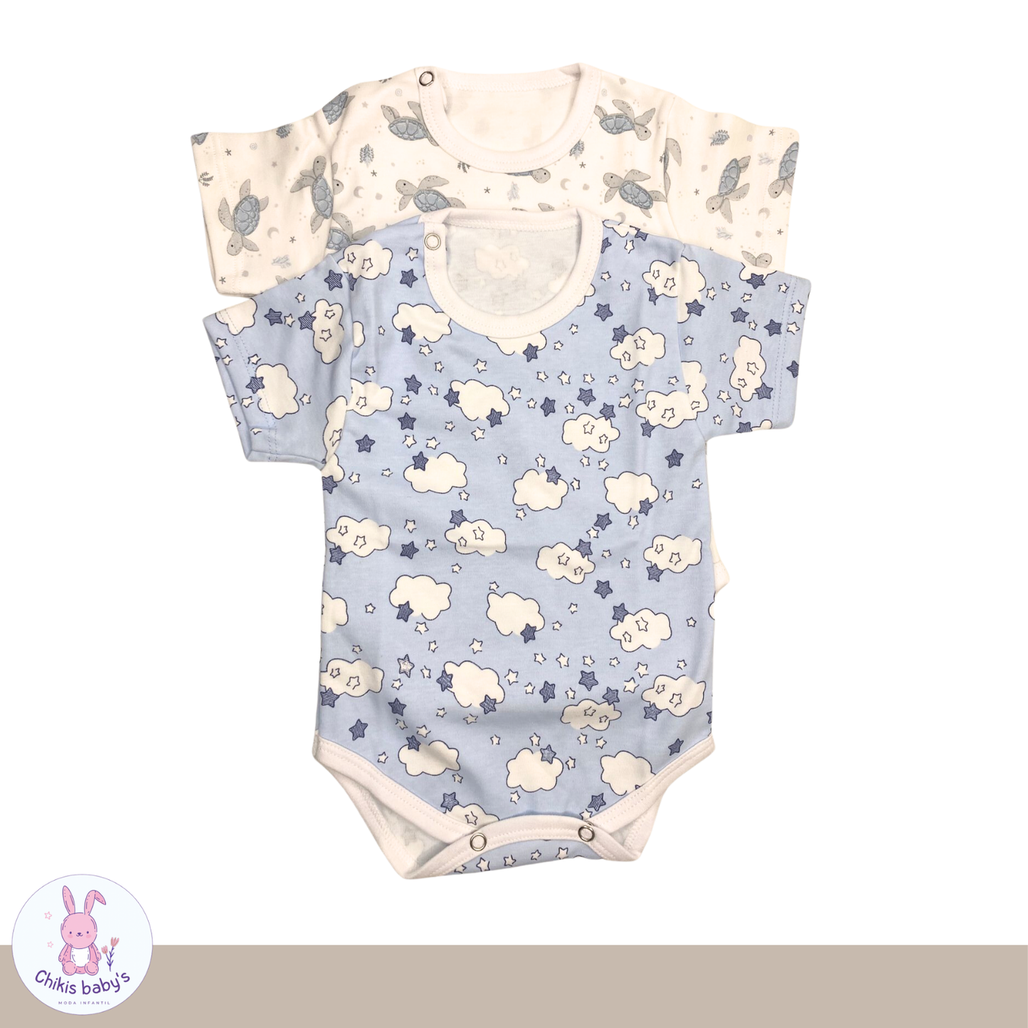 Set de bodys estampados