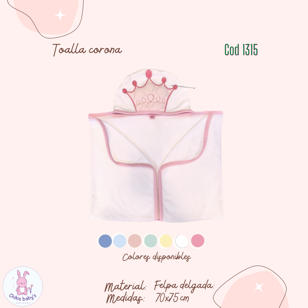 Toalla corona