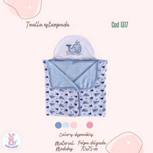 Toalla estampada