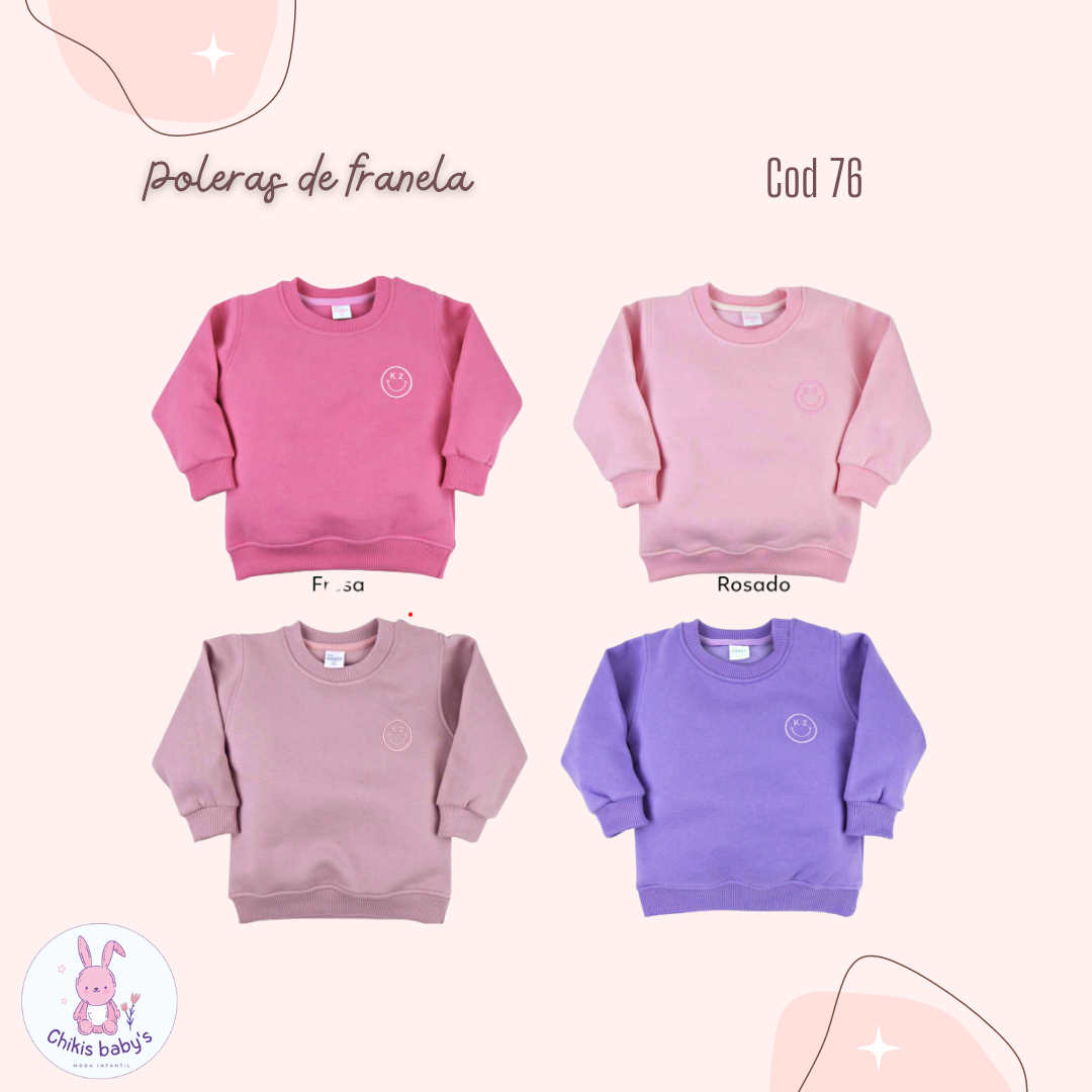 Poleras de franela