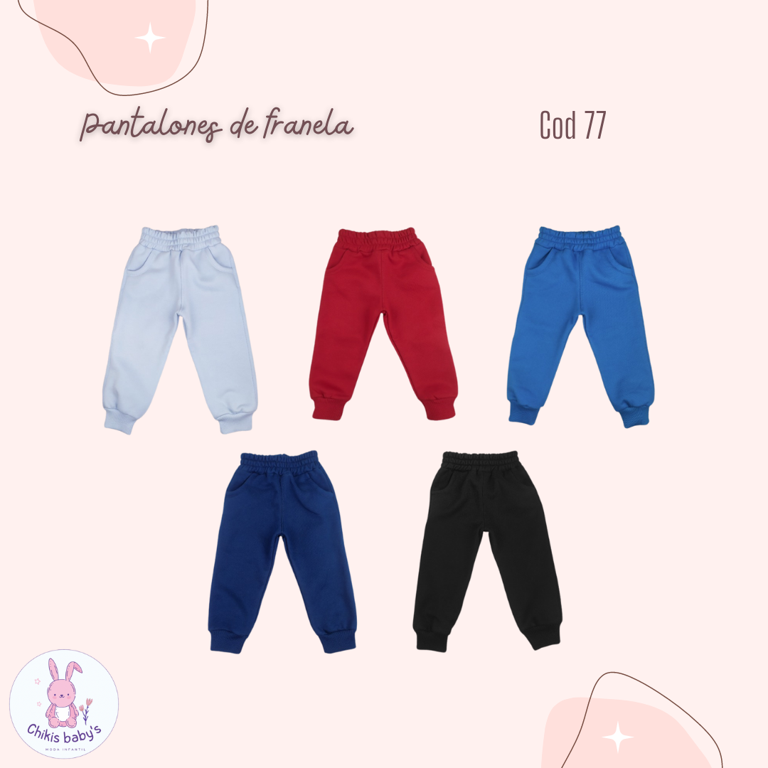 Pantalones de franela