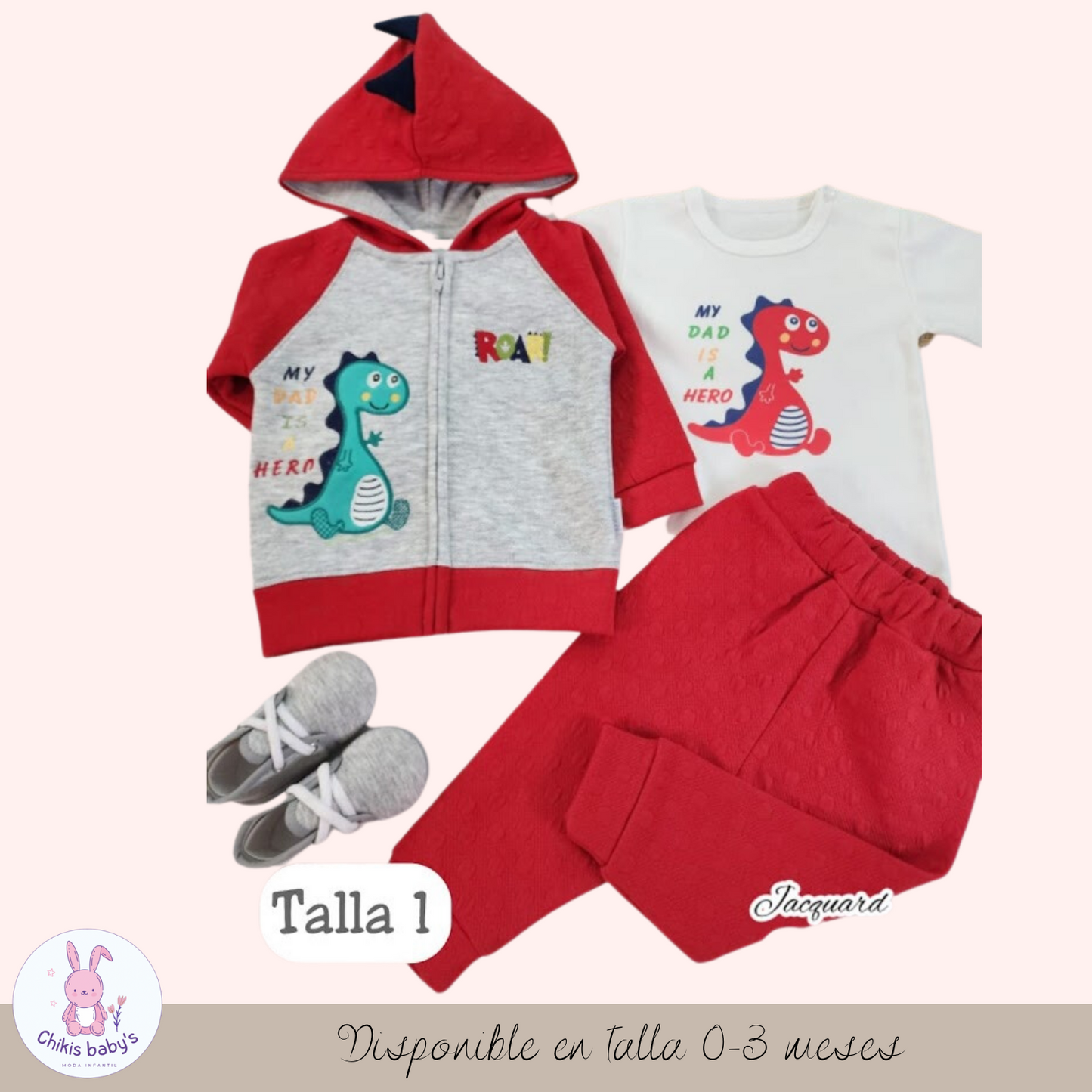 Conjunto dinosaurio