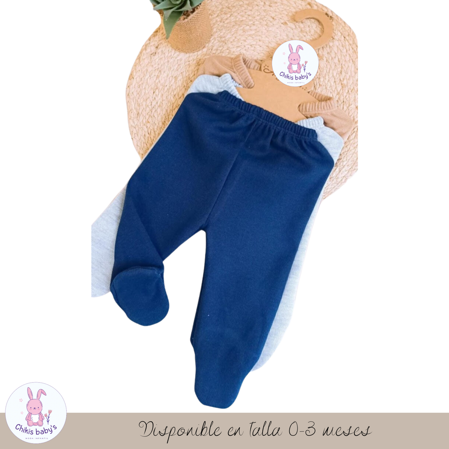 Pack de pantalones punto ingles