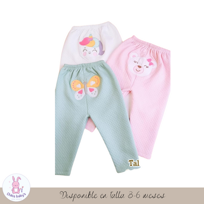 Pantalones de jacqard bordados T2