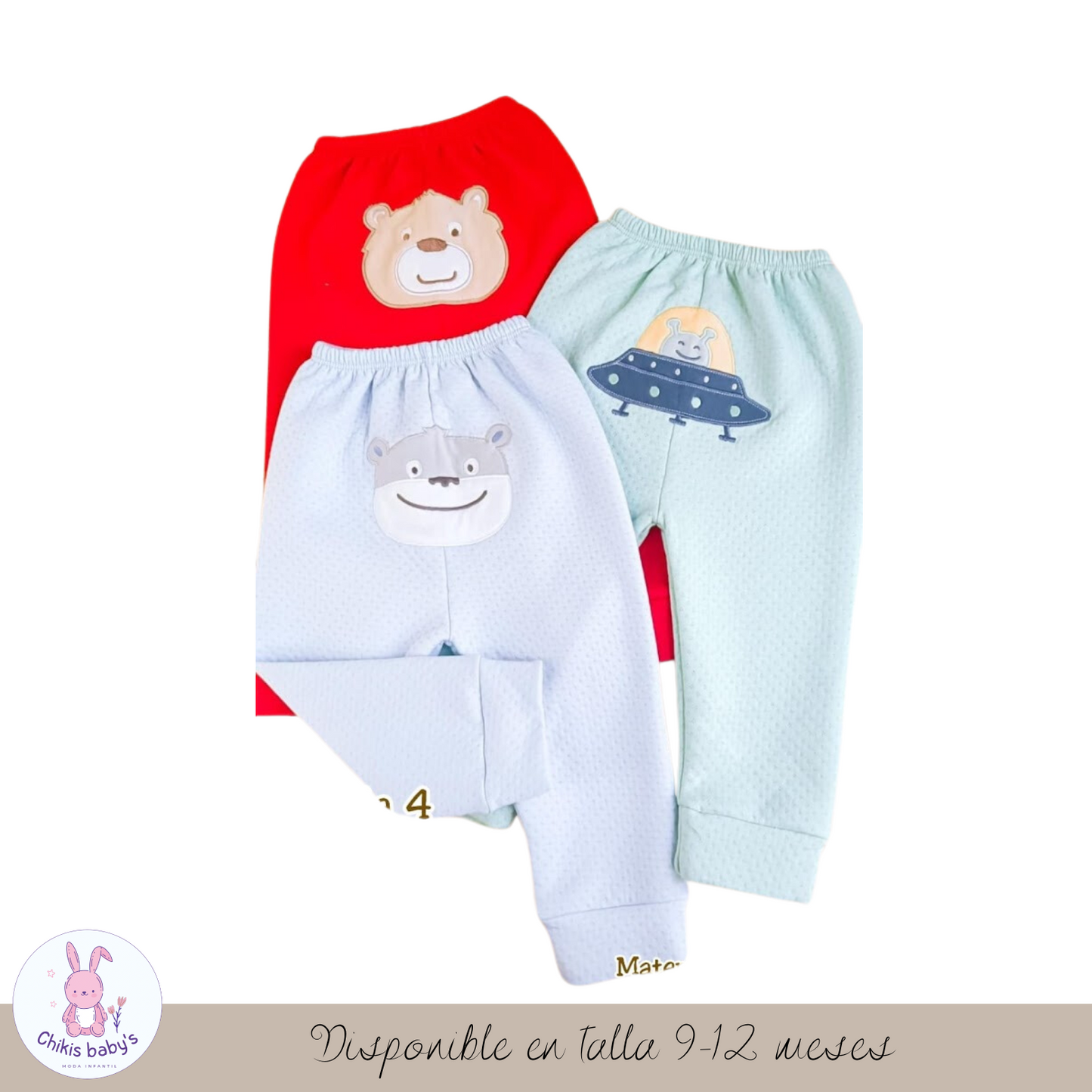 Pantalones de jacqard bordados T4
