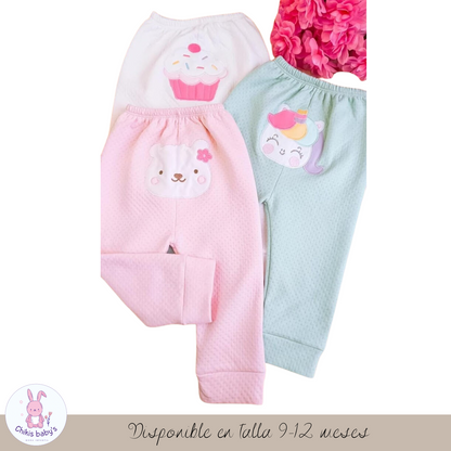 Pantalones de jacqard bordados T4