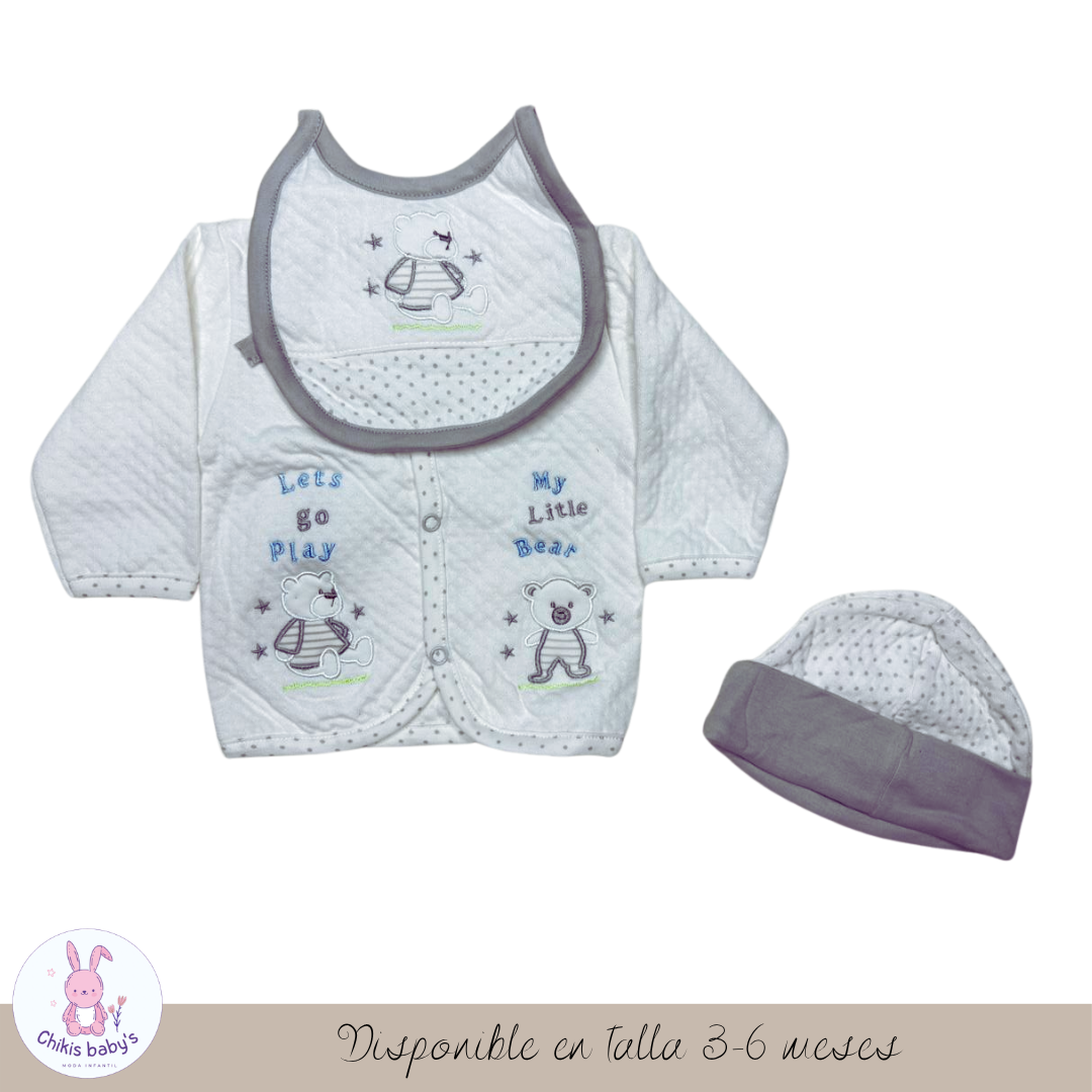 Set Chaqueta + Babero + Gorra