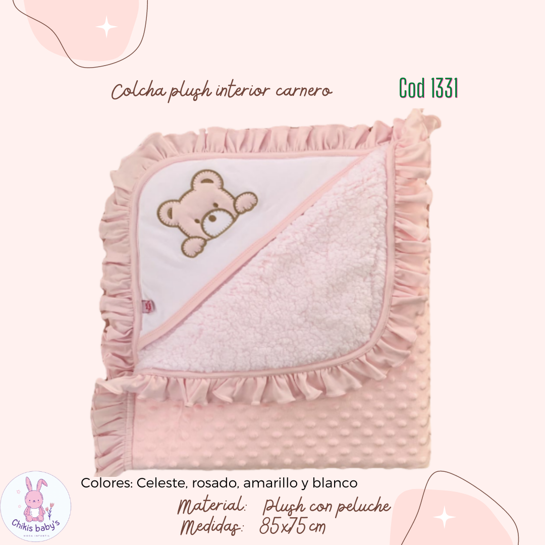 Colcha plush interior carnero