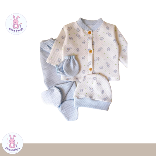 Ajuar Jacquard estampado