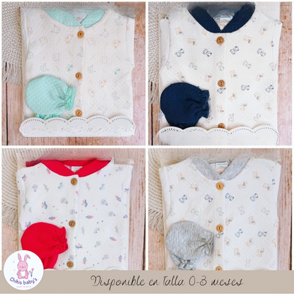Ajuar jackard estampado