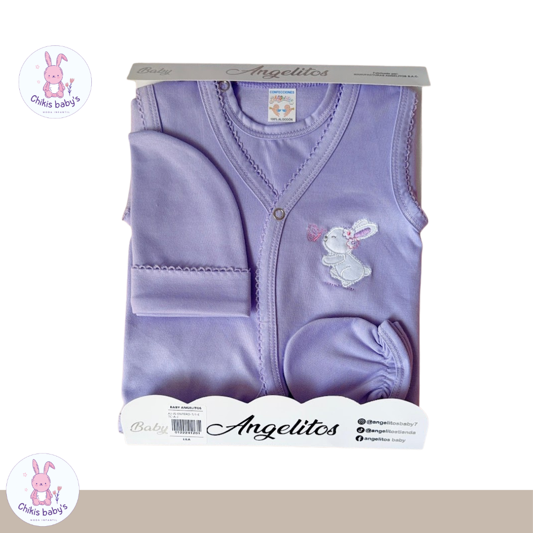 Ajuar Angelitos Monocolor